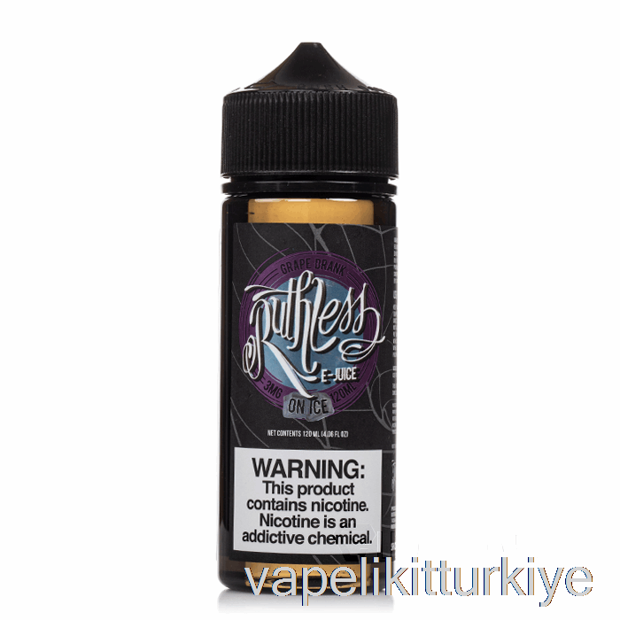 Vape Elektronik Sigara Buzda Içilen üzüm - Acımasız Buhar - 120ml 3mg